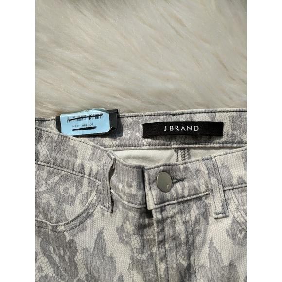 J Brand Floral Print Super Skinny Mid-Rise - Picture 5 of 8